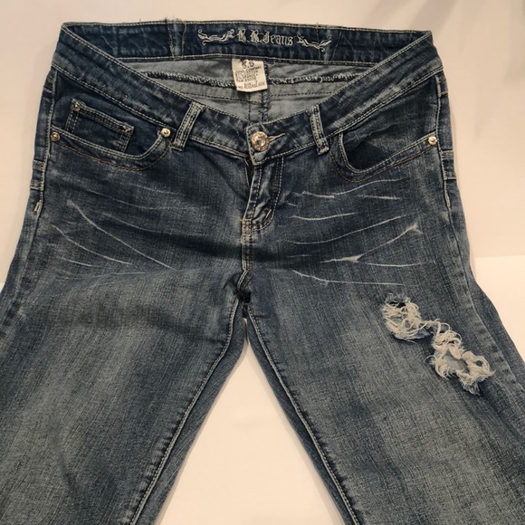 🔥 WOMENS B.B. JEANS, LIGHT WASH US SIZE 7 - Picture 3 of 8